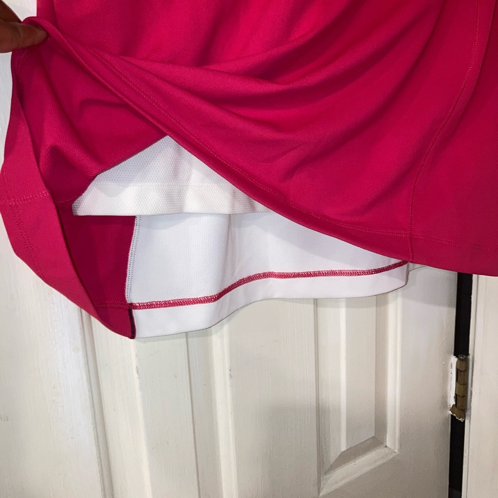 Nike FitDry Tennis Skort Med NWT Red & White - Picture 5 of 7